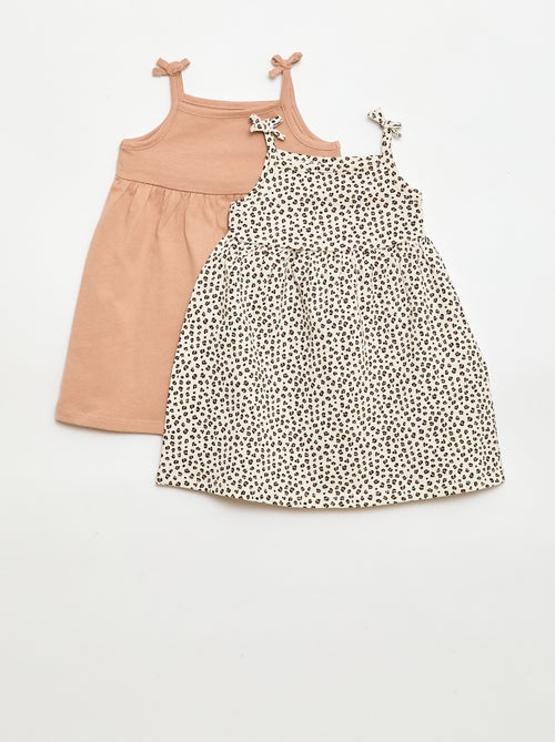 Pack de 2 vestidos de tirantes - Kiabi