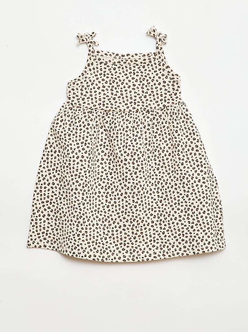Pack de 2 vestidos de tirantes Blanco - Kiabi