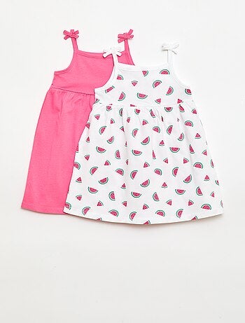 Pack de 2 vestidos de tirantes