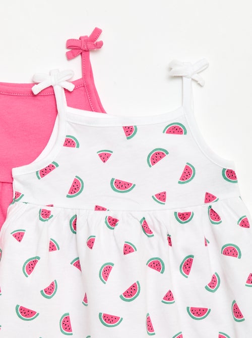 Pack de 2 vestidos de tirantes - Kiabi