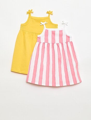 Pack de 2 vestidos de tirantes