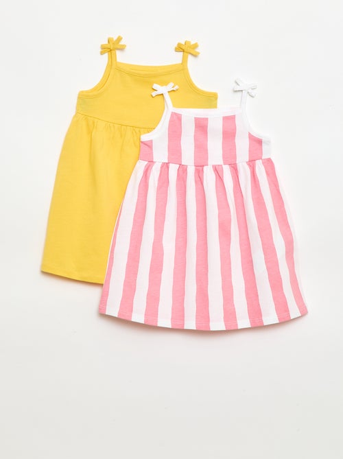 Pack de 2 vestidos de tirantes - Kiabi