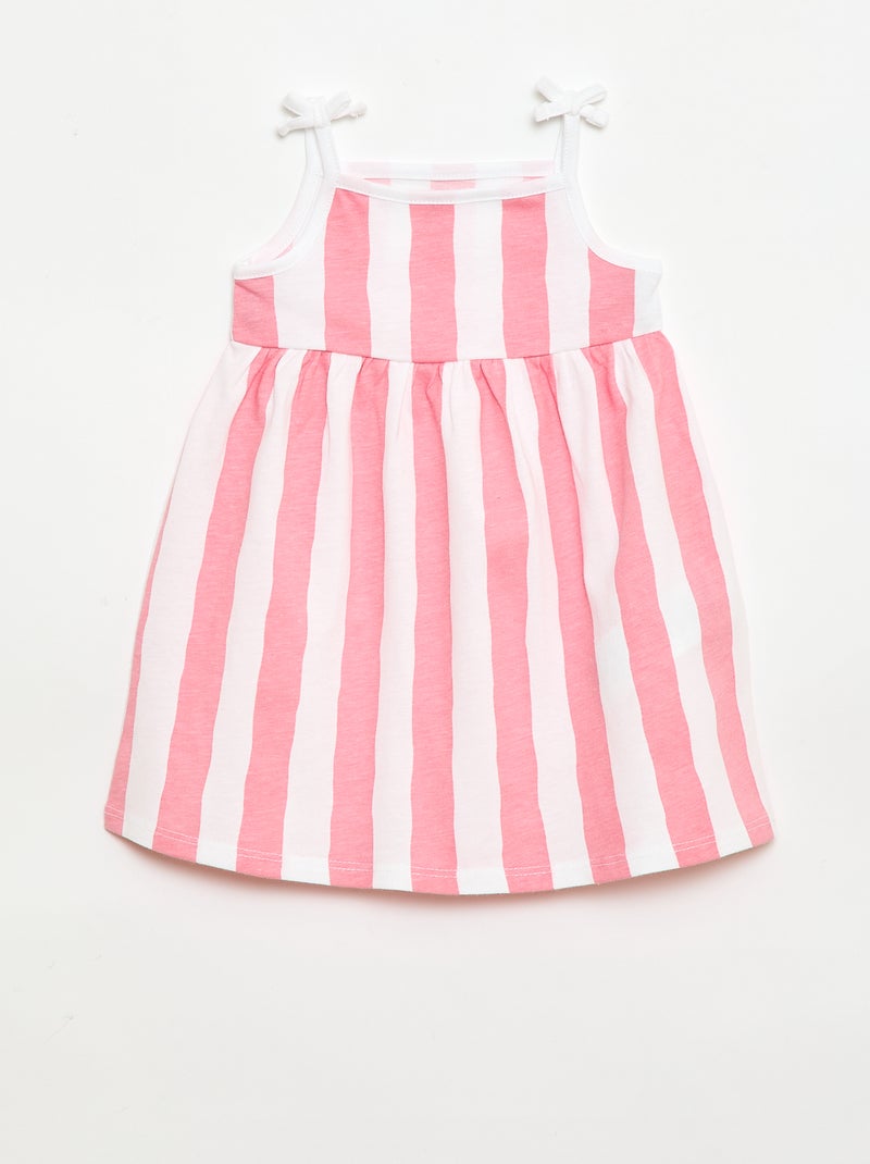 Pack de 2 vestidos de tirantes Rosa - Kiabi