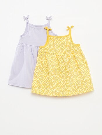 Pack de 2 vestidos ligeros de tirantes finos - 2 piezas