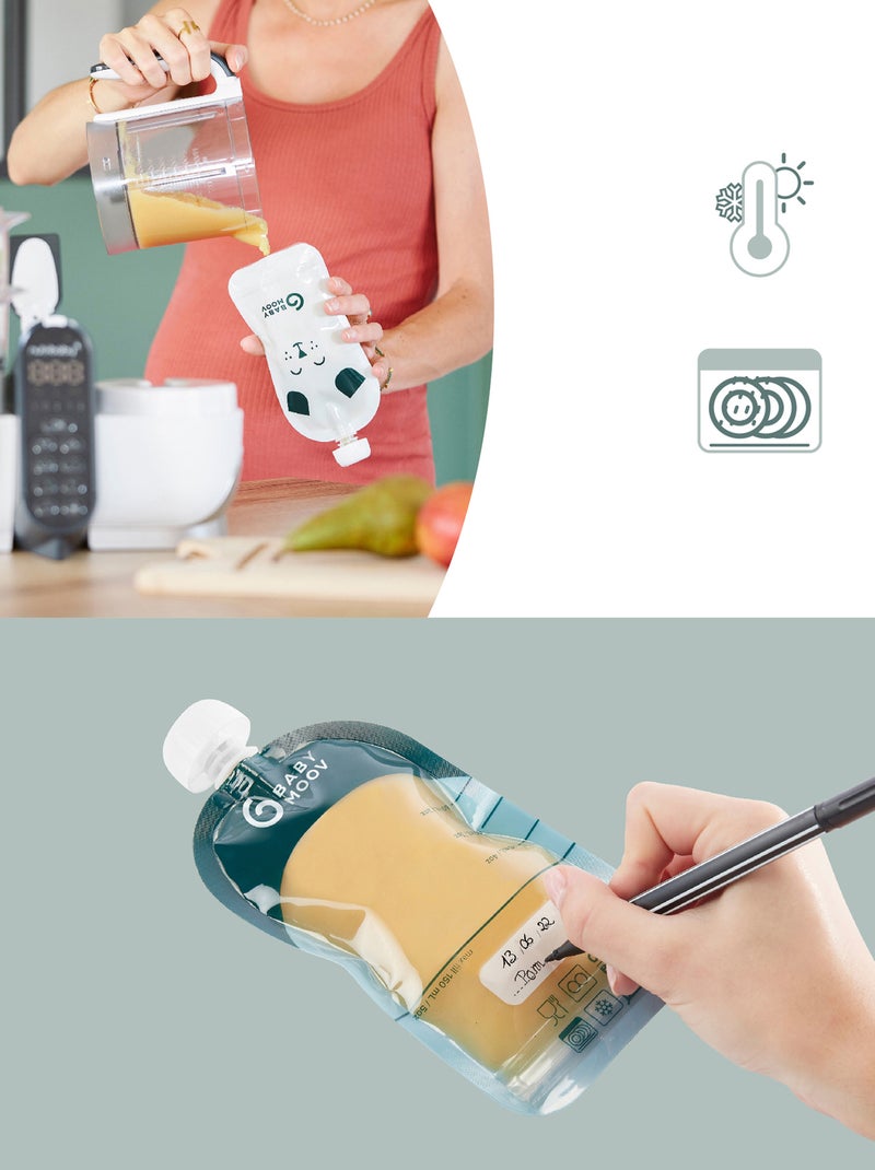 Pack de 20 cantimploras reutilizables 'BabyMoov' multicolor - Kiabi