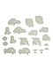     Pack de 20 pegatinas fosforescentes 'Cars' vista 2
