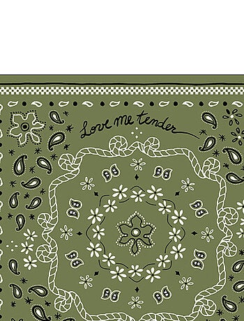 Pack de 20 servilletas de papel bandana