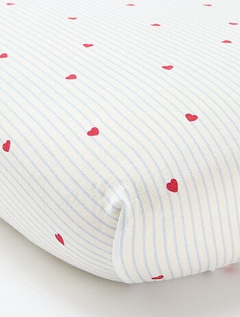 Pack de 2 sábanas bajeras de algodón