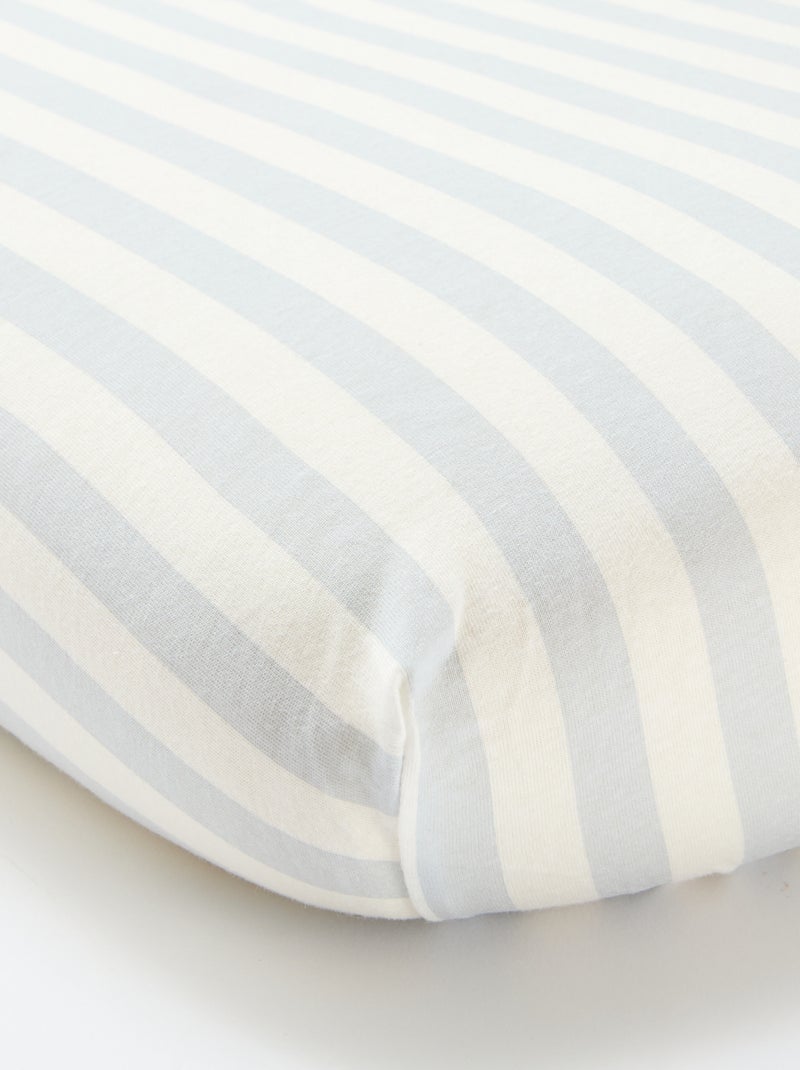 Pack de 2 sábanas bajeras de algodón Azul - Kiabi