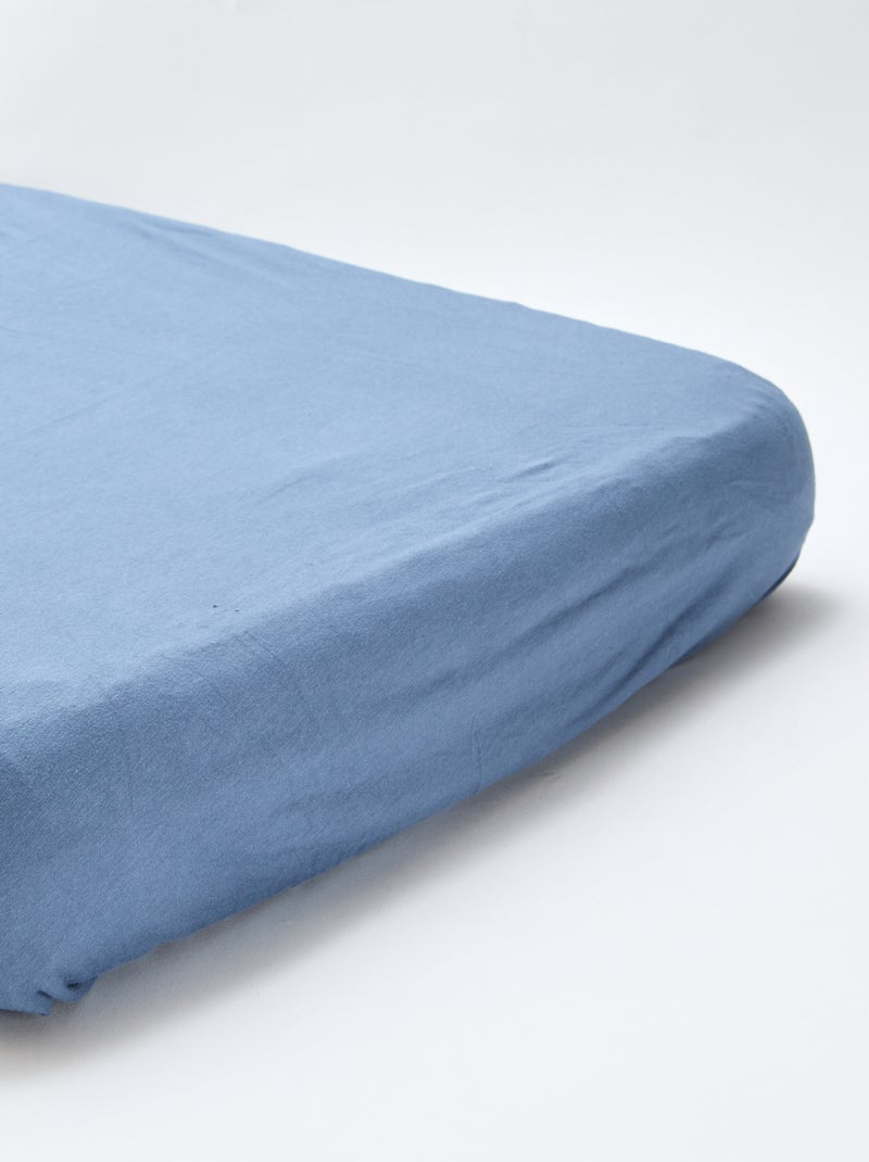 Pack de 2 sábanas bajeras de algodón Beige - Kiabi