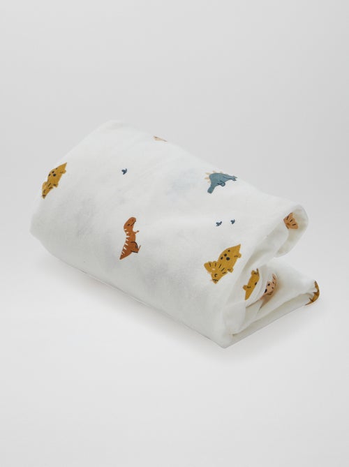 Pack de 2 sábanas bajeras de algodón - Kiabi