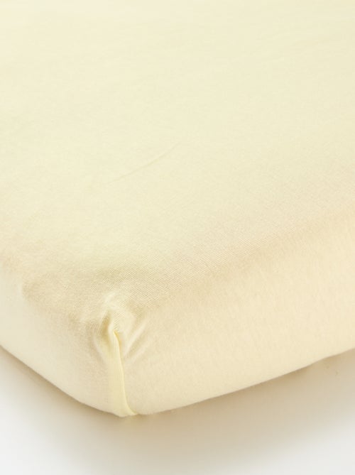 Pack de 2 sábanas bajeras de algodón - Kiabi