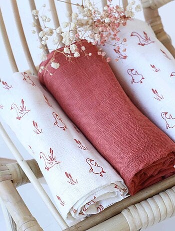 Pack de 3 arrullos 70x70