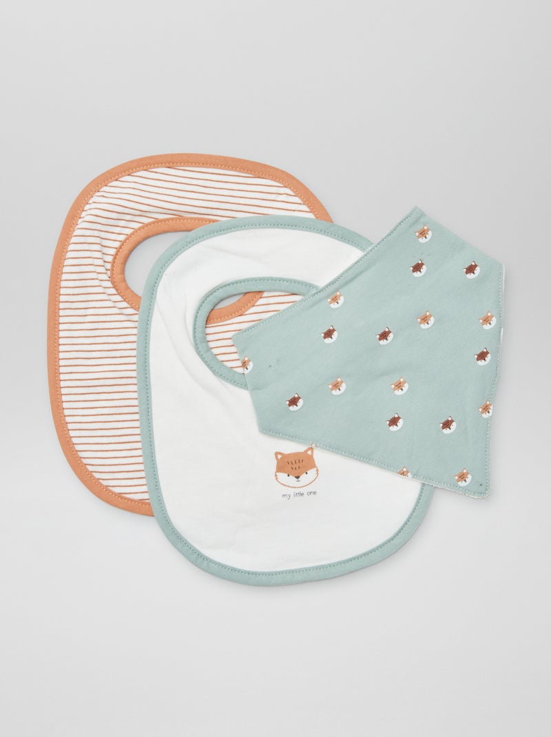 Pack de 3 baberos AZUL - Kiabi