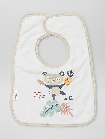 Pack de 3 baberos con velcro