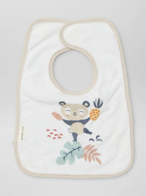 Pack de 3 baberos con velcro - Kiabi