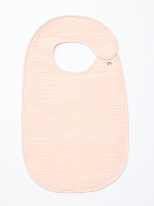 Pack de 3 baberos de gasa de algodón con forro de rizo - Kiabi