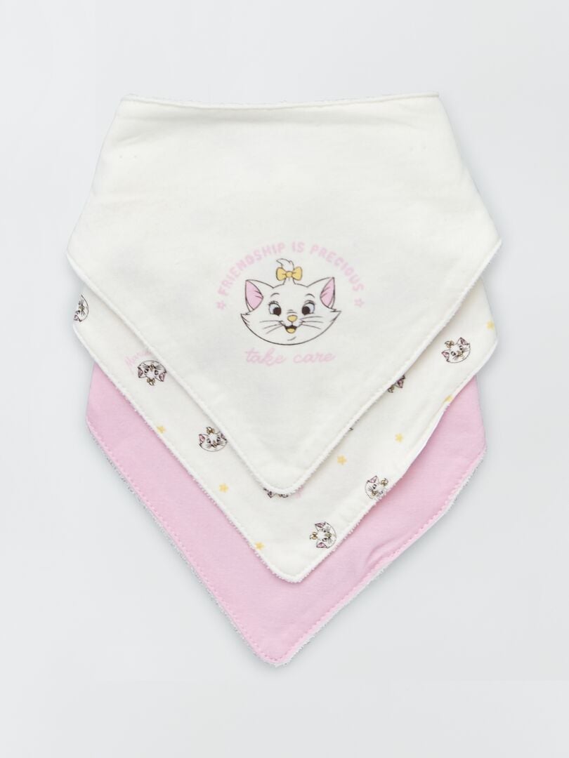Pack De 5 Baberos Para Bebé Niña NEXT - 100% Algodón, Color Rosa Brillante, Talla Única
