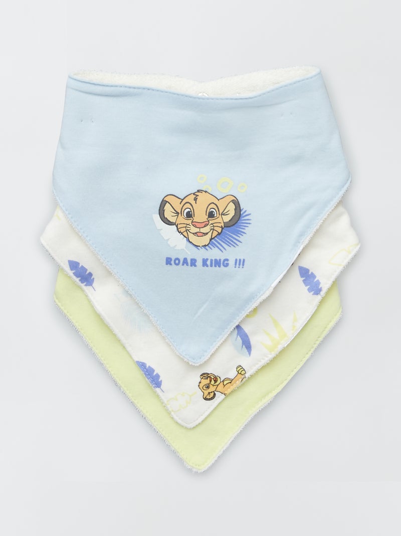 Pack de 3 baberos 'El Rey León' de 'Disney' simba - Kiabi