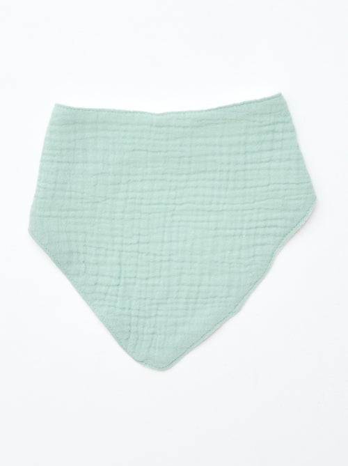 pack de 3 baberos para recién nacido en algodón - Kiabi