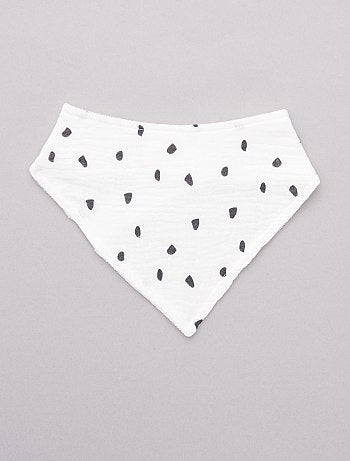 Pack de 3 baberos triangulares tipo pañuelo - Kiabi