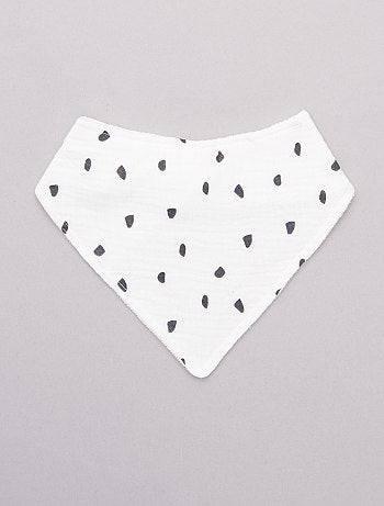 Pack de 3 baberos triangulares tipo pañuelo - Kiabi