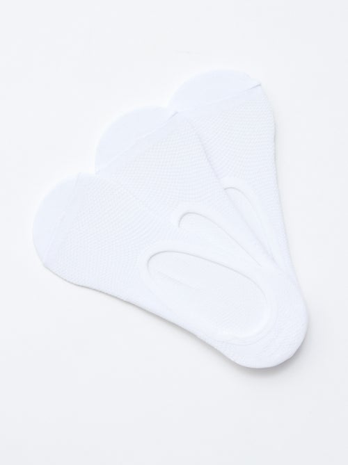 Pack de 3 bailarinas protectoras invisibles para pies - Kiabi