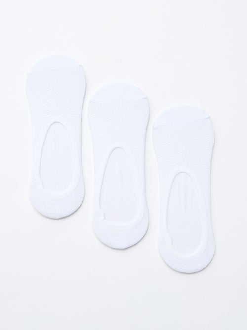 Pack de 3 bailarinas protectoras invisibles para pies - Kiabi