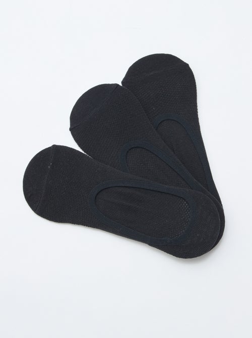 Pack de 3 bailarinas protectoras invisibles para pies - Kiabi