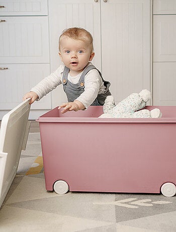Pack de 3 baúles de almacenamiento con ruedas Thermobaby PLAYBOX medium