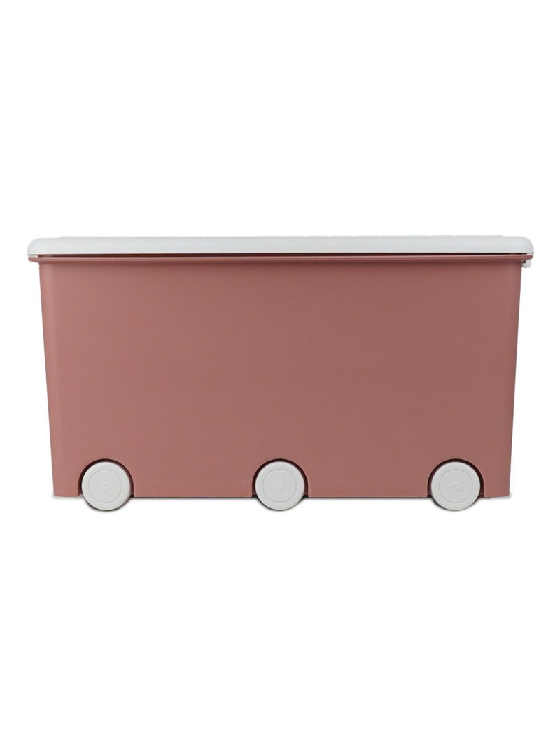 Pack de 3 baúles de almacenamiento PLAYBOX maxi con ruedas Thermobaby Rosa - Kiabi