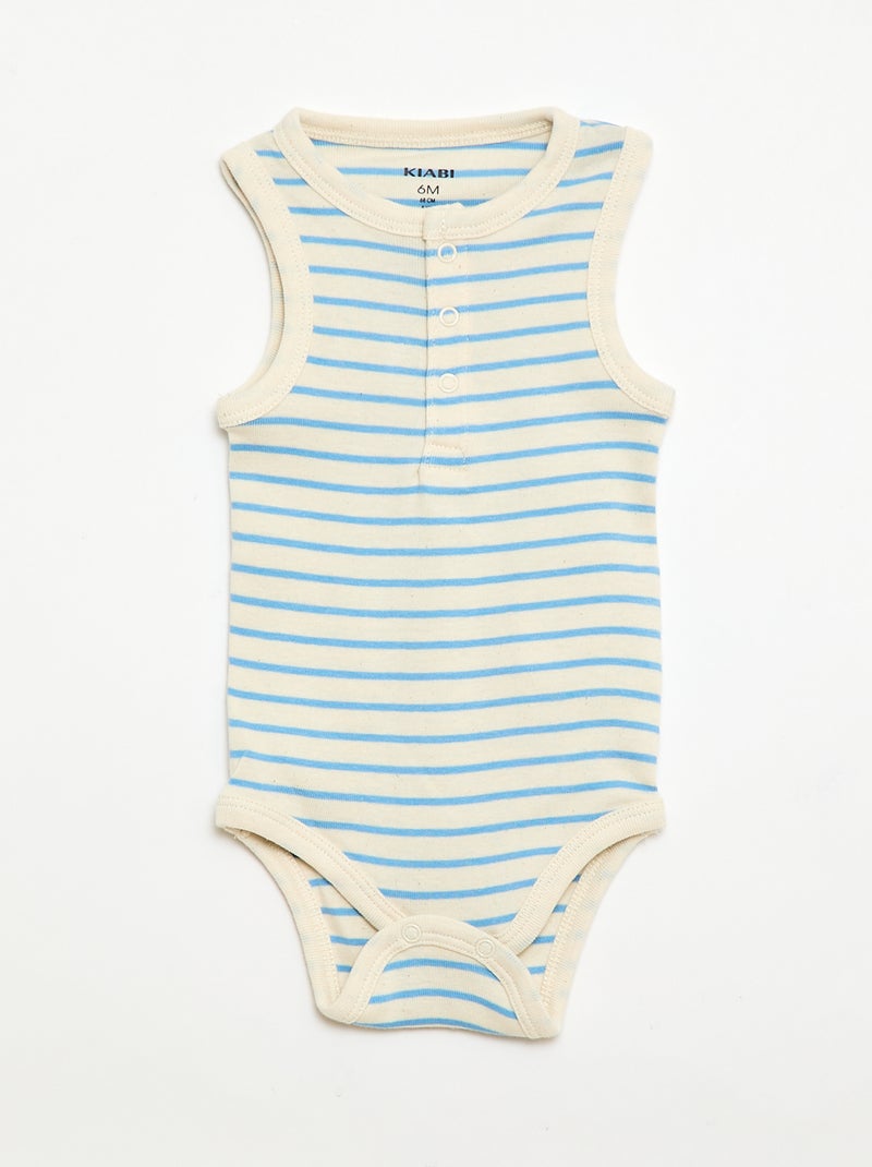 Pack de 3 bodies - 3 piezas Azul - Kiabi