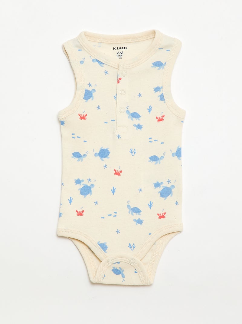 Pack de 3 bodies - 3 piezas Azul - Kiabi