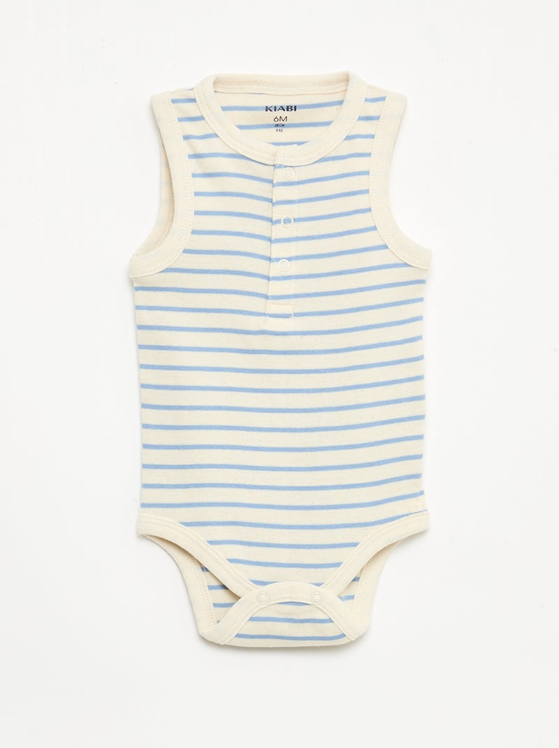 Pack de 3 bodies - 3 piezas Azul - Kiabi