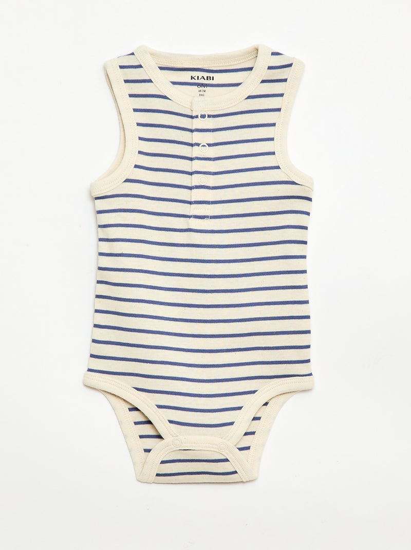 Pack de 3 bodies - 3 piezas Beige - Kiabi