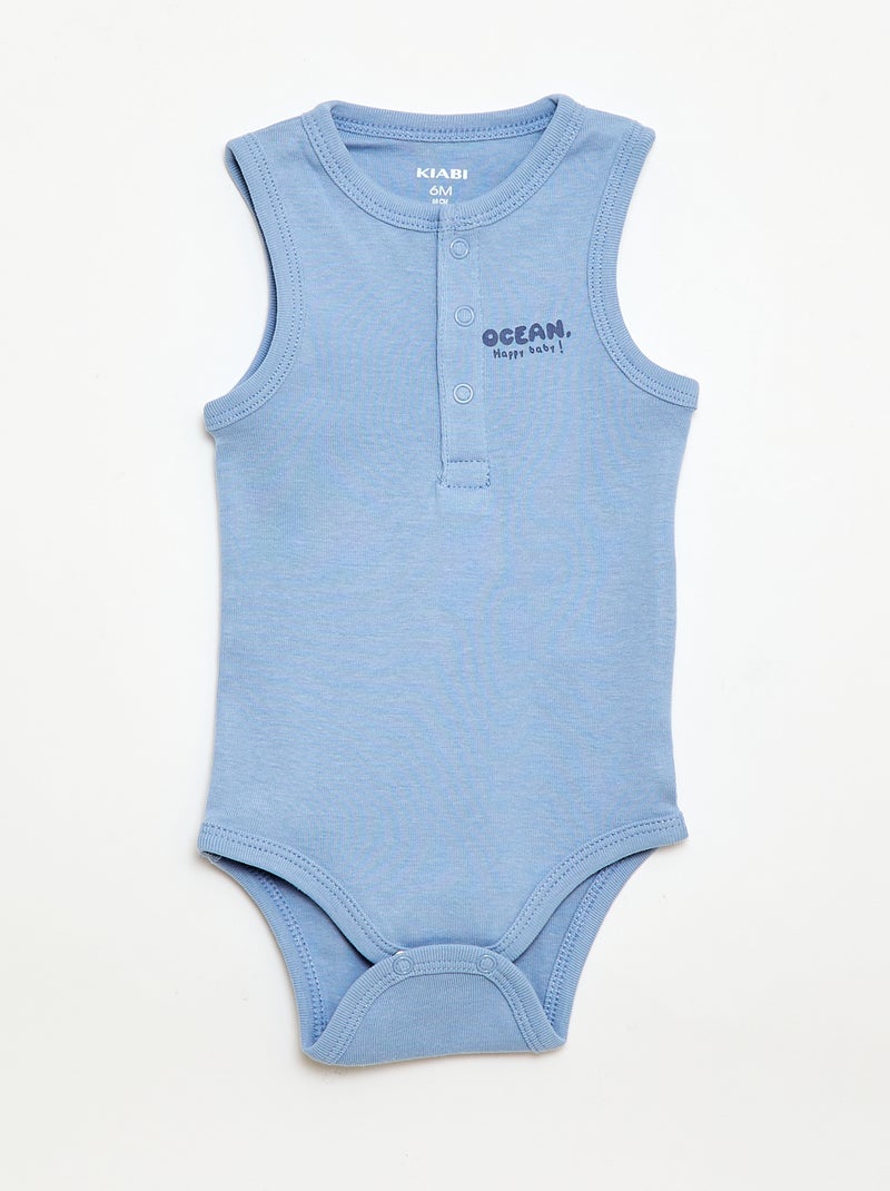 Pack de 3 bodies - 3 piezas Beige - Kiabi