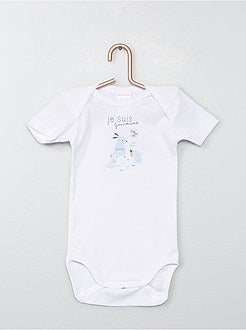 Pack de 3 bodies 'Absorba' tema 'conejos' - Kiabi