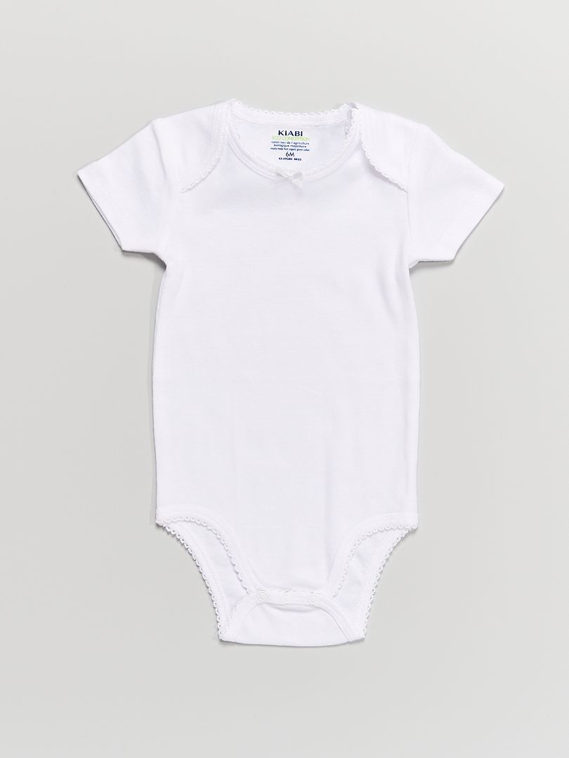 Pack de 3 bodies BLANCO - Kiabi