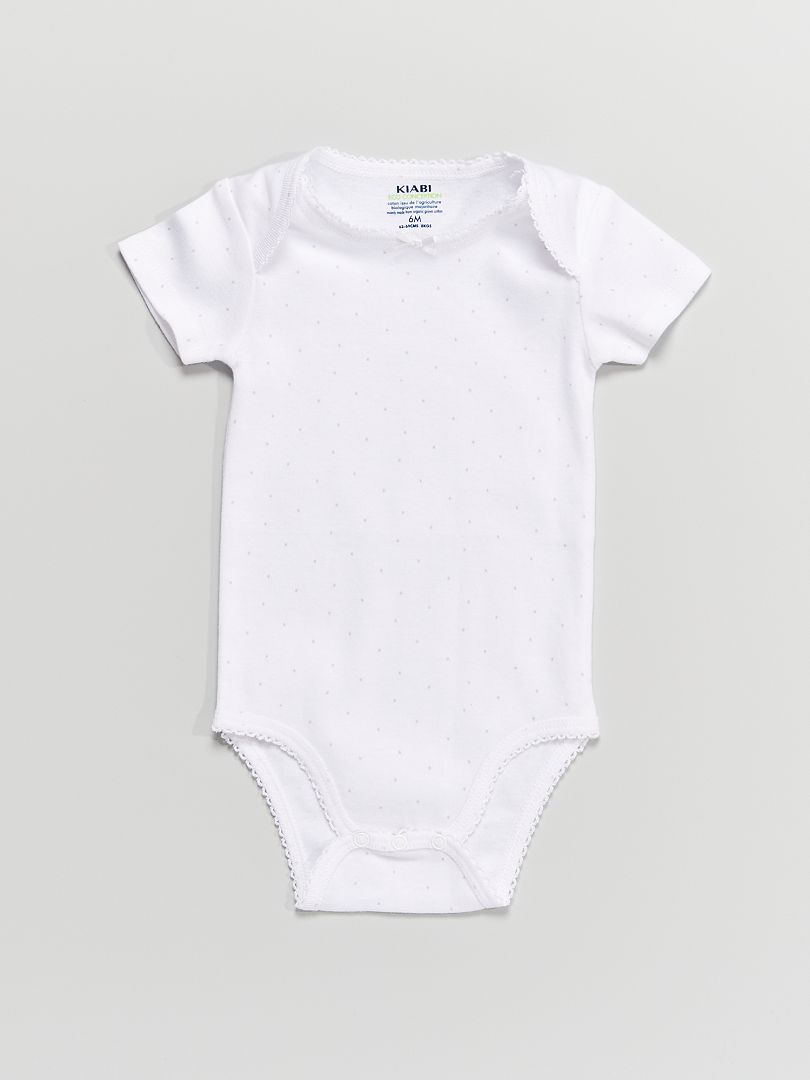 Pack de 3 bodies BLANCO - Kiabi