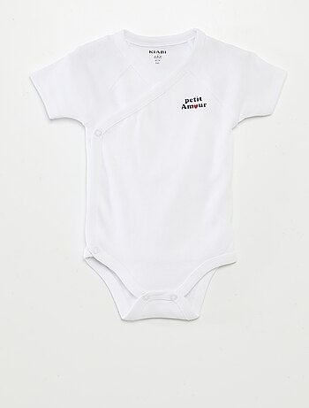 Pack de 3 bodies con cuello cruzado