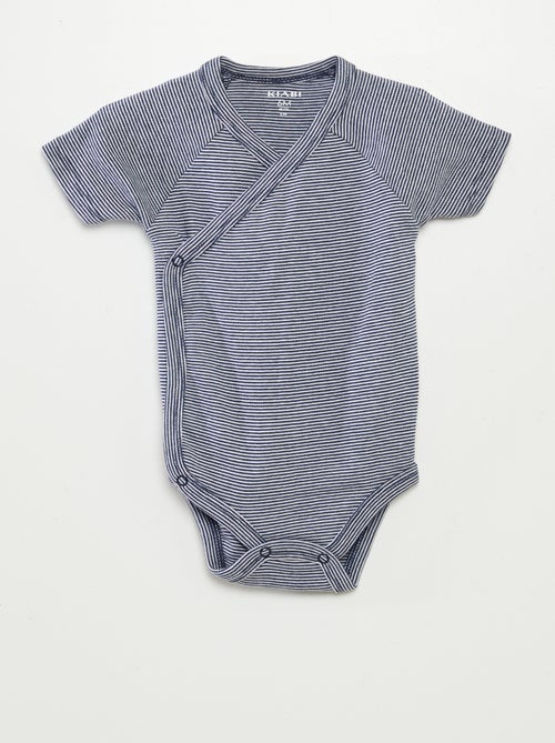 Pack de 3 bodies con cuello cruzado - Kiabi