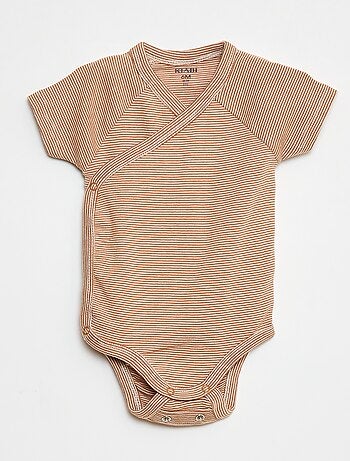 Pack de 3 bodies cruzados evolutivos de manga corta