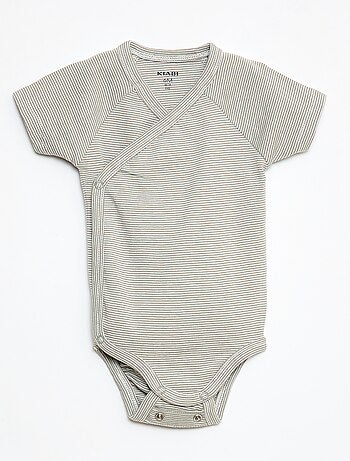 Pack de 3 bodies cruzados evolutivos de manga corta