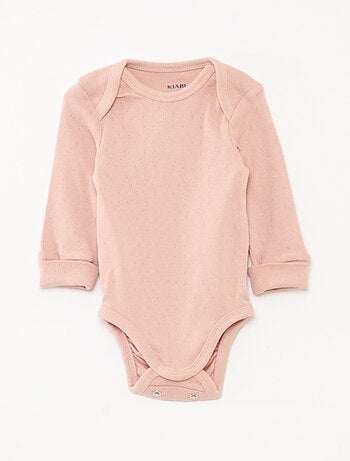 Pack de 3 bodies cuello americano y manga larga