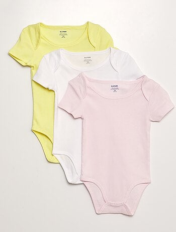 Pack de 3 bodies de algodón - So Easy