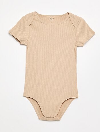 Pack de 3 bodies de canalé - colección fácil de poner
