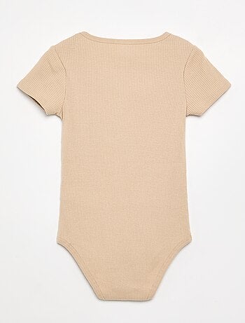Pack de 3 bodies de canalé - colección fácil de poner