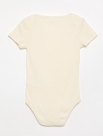 Pack de 3 bodies de canalé - colección fácil de poner