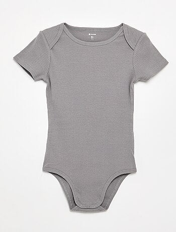 Pack de 3 bodies de canalé - colección fácil de poner