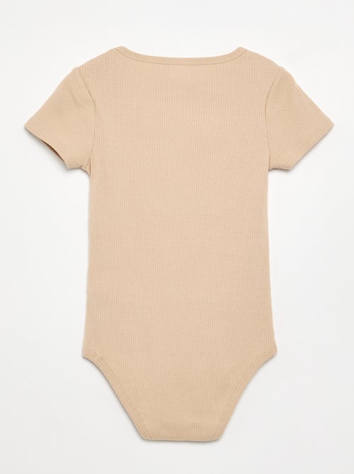 Pack de 3 bodies de canalé - colección fácil de poner - Kiabi